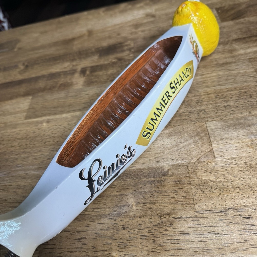 Leinenkugel's Summer Shandy Beer Tap Handle Lemon Bar Pub Kegerator